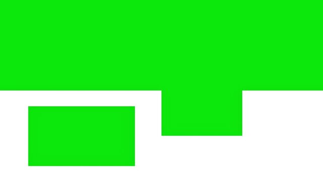 Geometric Rectangle Mosaic Blocks Transition on Green Screen