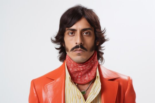 1970s fashionable man portrait