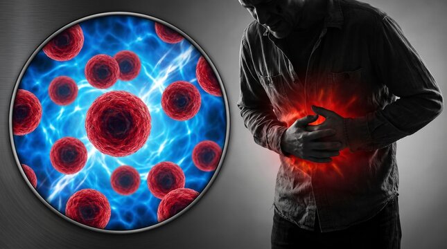 Cyclosporiasis disease as a foodborne parasitic illness caused by Cyclospora cayetanensis as an outbreak with contaminated food or water resulting in explosive diarrhea and digestive illness.
