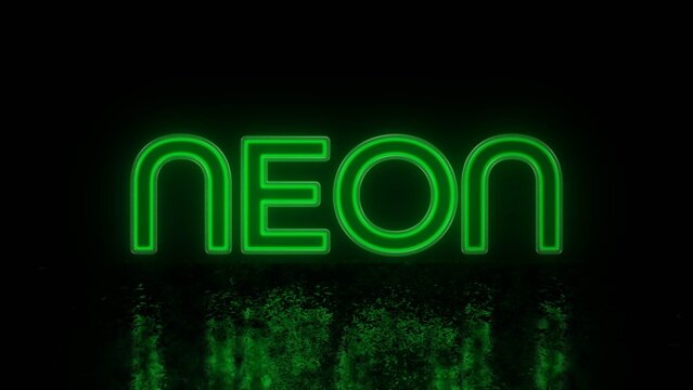 Electric Neon Title