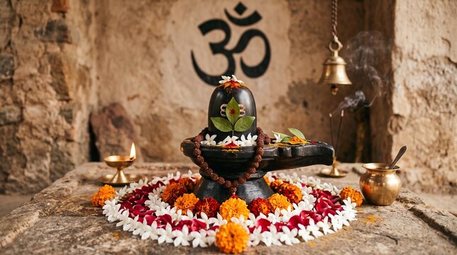 Shiv Lingam. Lord Shiva