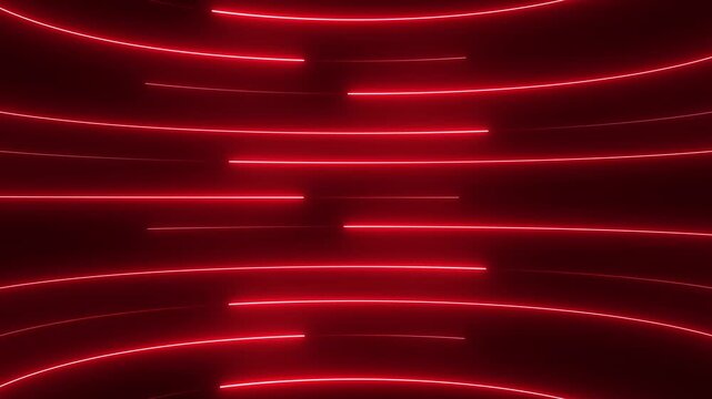 Animation of glowing lights blinking lines moving animation. Seamless loop animation, neon lights glowing futuristic trendy vertical seamless neon light 4K Motion Graphic