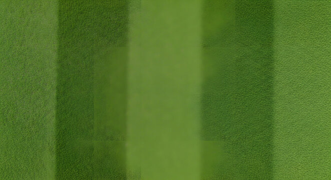 Close up aerial view of lush green turf with seamless grass pattern, perfect for golf, soccer, football, rugby, and digital backgrounds.