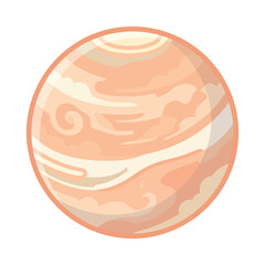 Jupiter planet in our solar system. © upin