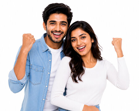 happy young couple