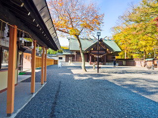 Naklejka premium Chitose shrine in Hokkaido, Japan.