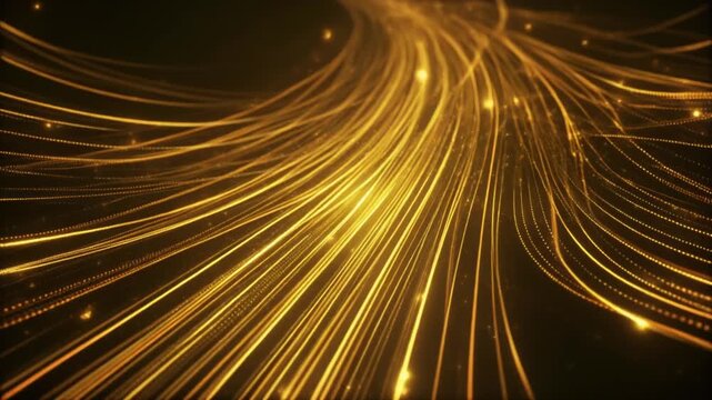 Futuristic Abstract Fractal Light Background with Glowing Laser Lines, Cosmic Space Energy Waves, Bright Blue Star Pattern, Dynamic Motion Design and Vibrant Digital Art Texture