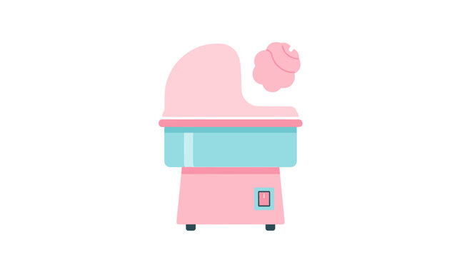 Pink Cotton Candy Machine with Candy Floss