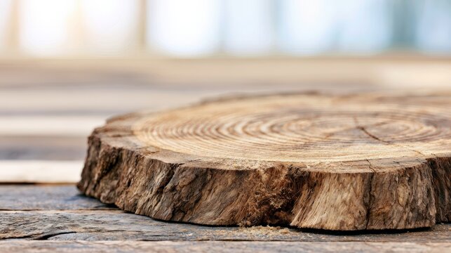 Extreme macro photograph of ash log cross-section revealing detailed growth rings and wood fibers