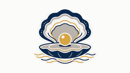 Open Oyster Shell with Pearl Inside 1. © Didin