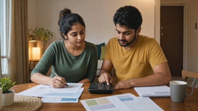 Medical Debt Relief Couple Building Manageable Payment Plan Together