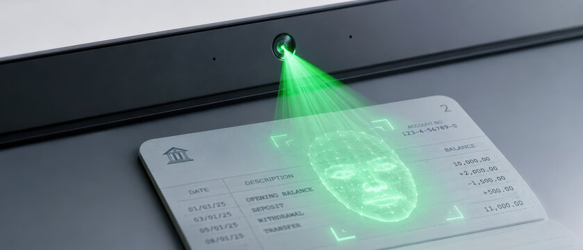 Facial recognition technology disrupts banking with fintech innovation enhancing security and transforming financial transactions for modern