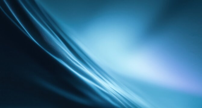 Abstract blue light streaks background with flowing motion