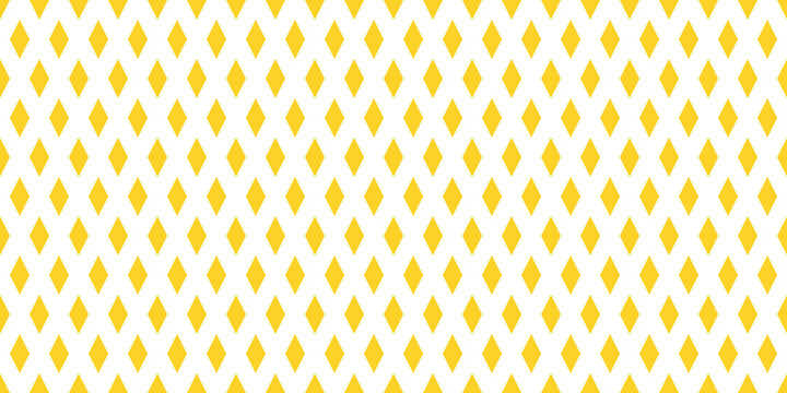 Yellow rhombus shapes with transparent background create abstract repeating pattern wallpaper.
