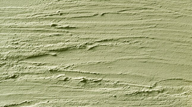 Green textured wall background with concrete plaster detail