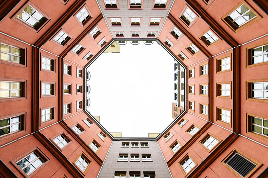 Germany, Berlin, Exterior of modern apartment building