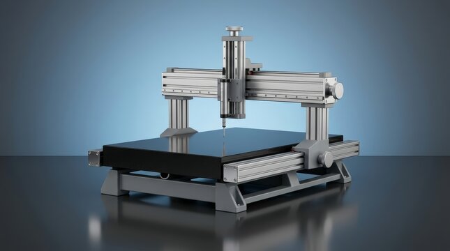 Flatness tester 3D render surface verification instrument designed for planar accuracy inspection and metrology applications