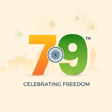 India celebrates 79th Independence Day with vibrant colors and fireworks symbolizing freedom and national pride