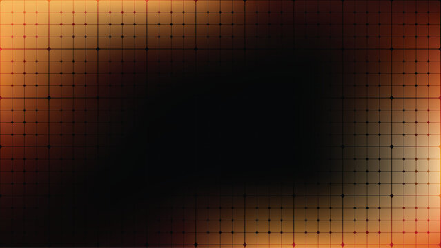 Vignette grid background. Dark gradient overlay on a graph paper texture