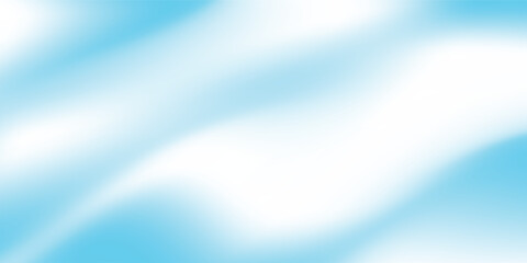Abstract background with a combination of light blue on a white background, creating the impression of movement like water currents or gusts of wind. © Faisol