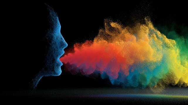How AI interprets emotions through captivating colors and shapes, showcasing the connection between art and technology.