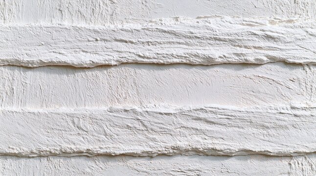 White textured plaster wall background with horizontal pattern