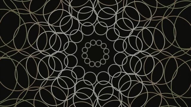 Geometric Pattern of Overlapping Circles.