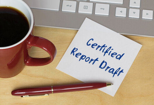 Certified Report Draft	
