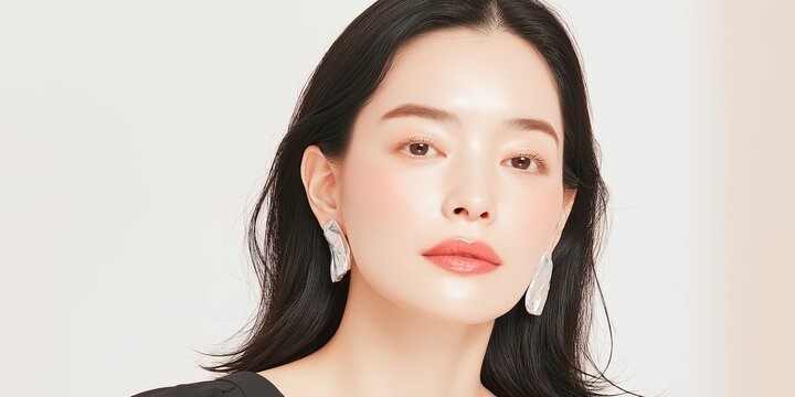 40代, 女性, 美容, スキンケア, 化粧品, 美肌, エイジングケア, 若々しさ, 健康的, 自然体, 日本人, アジア人, 美容医療, 保湿, 美白, ツヤ肌, ナチュラルメイク, フェイシャルケア, 美容液, クリーム, マスク, リフトアップ, シワ改善, ハリ肌, エステ, 美容クリニック, 笑顔, クローズアップ, ポートレート, リラックス, ヘルシーライフスタイル, アンチエイジ