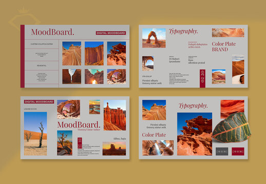 Moodboard Template Layout