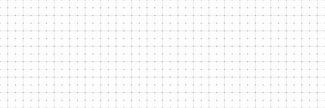 Seamless grid bg with cross marks at line intersections. Black squared millimeter on white paper texture. Blueprint style graph sheet. Vector FUI tech backdrop for engineering plans, editable lines.