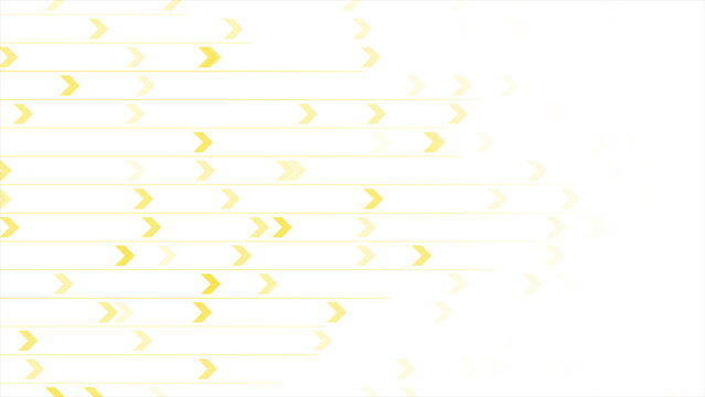 Bright yellow minimal arrows abstract hi-tech background