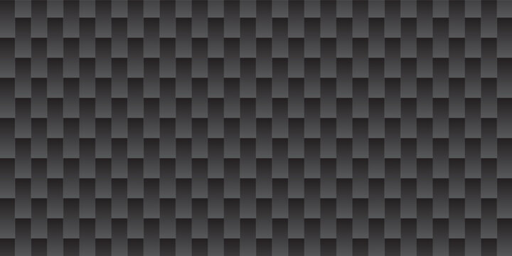Black carbon fiber seamless pattern design  vector illustration.