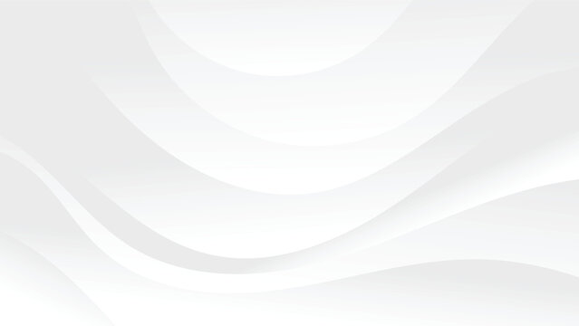 abstract white background with wavy lines. elegant backdrop decoration
