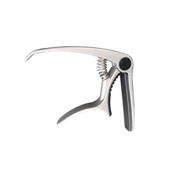 Capo for guitar isolated on white background.