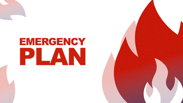 Emergency plan for safety during fire or other emergencies in community settings or workplaces