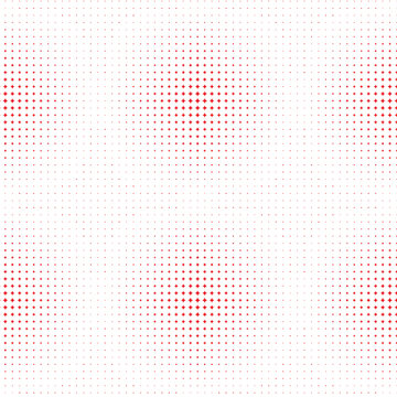 Abstract Red Halftone Background: Minimalist transparent BG with Radial Star Gradient Pattern for Modern Technology, Futuristic UI Design, and Digital Texture Asset