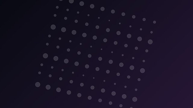 A symmetrical grid of glowing light orbs on a deep dark blue background