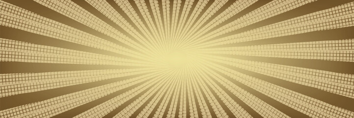 Fototapeta premium Rectangular shiny, sparkling gold sequin party background. Simple pattern for nightclub or disco. Yellow luxury wallpaper, backdrop for disco. Vector illustration