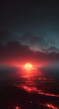 Modern smartphone lock screen wallpaper featuring elegant abstract gradients and polished digital styling