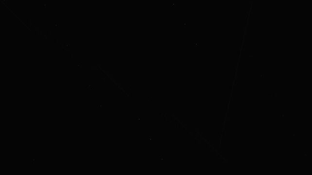 Minimalist dark background featuring a few scattered faint white stars