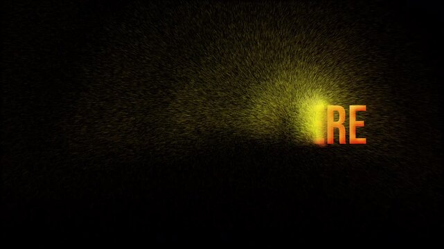World Premiere Text Animation with Scattering Dust Particle Effects | Cinematic Logo Reveal