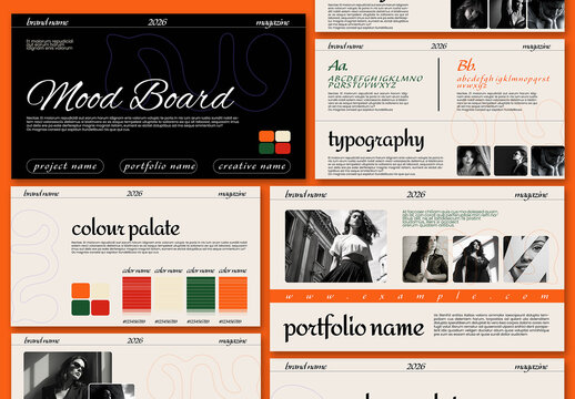 Creative Mood Board Presentation Template