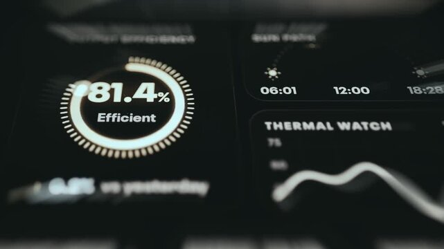 Solar Energy Management Dashboard with Thermal Monitoring