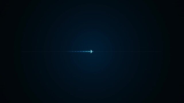 High Speed Fiber Optic Telecommunication Linear Progress Bar Laser Pulse