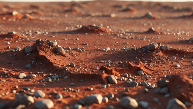 An original background of soil showcasing natural textures and earthy tones.