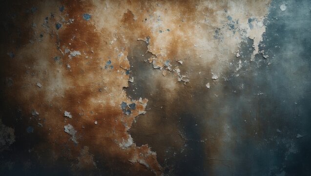 Old grunge texture background with stains scratches and dust, vintage backdrop, rough and dirty grunge background, distress overlay texture for photo editor design.