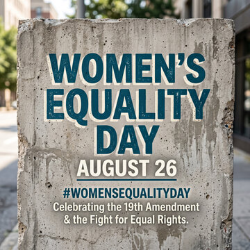 Women's Equality Day August 26th - Celebrating 19th Amendment & Equal Rights