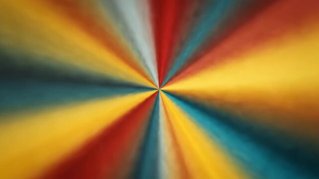 Abstract background with radial colorful light rays