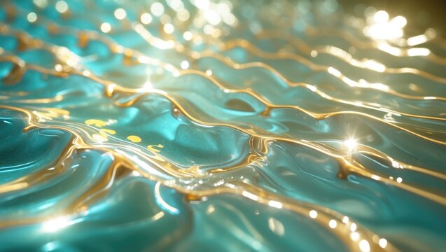 Textured carved glass of a sunlit bay window creates an abstract illustration.